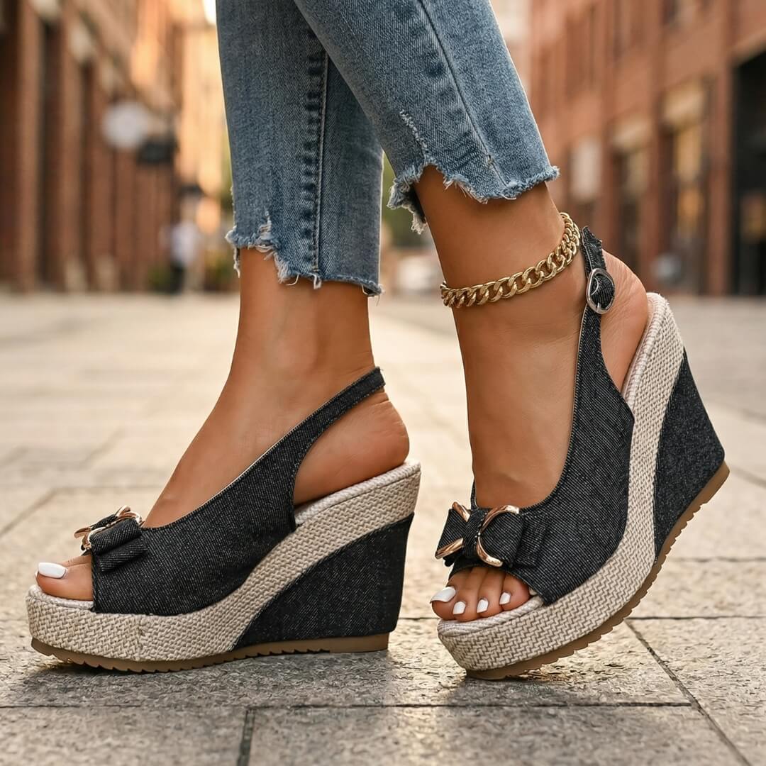 Denora | Wedge Sandals-7