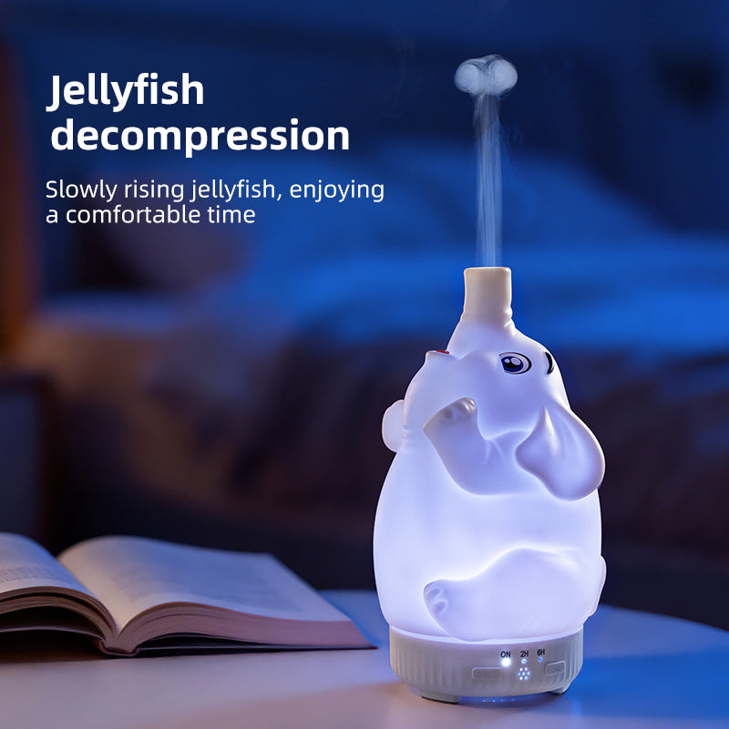 Home USB Rotating Elephant Aromatherapy Machine  Livingroom Humidifier-5