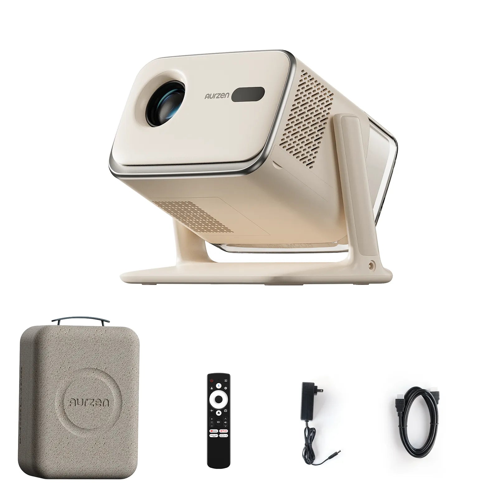 Aurzen BOOM mini Google TV Smart Projector-2
