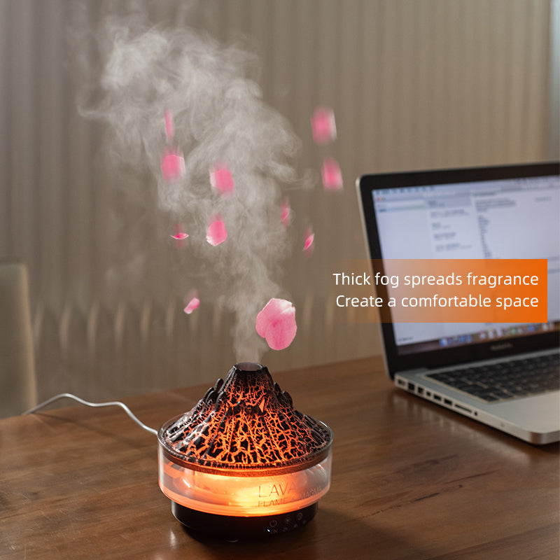 Home USB Volcanic Ice Aromatherapy Machine Humidifier Bedroom-6