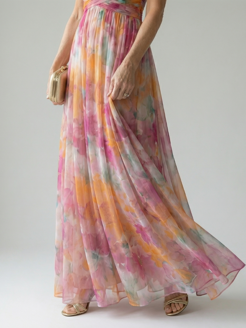 Isel | Soft Wrap Maxi Dress-4