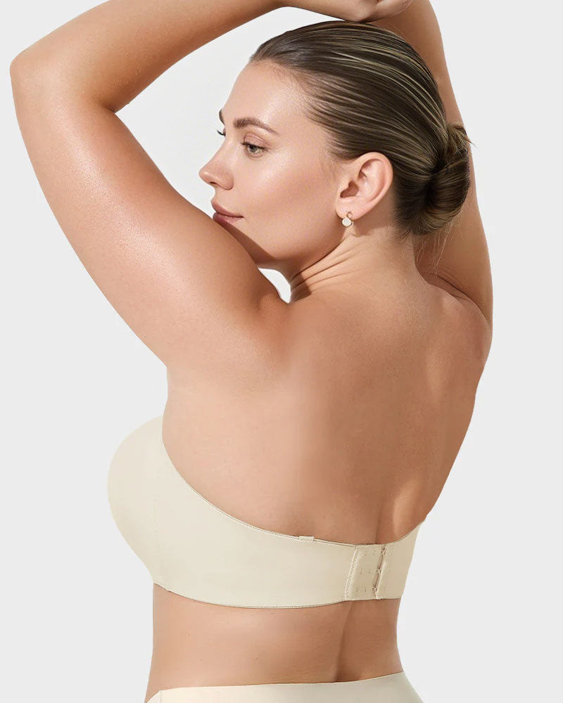 Full Support Non-Slip Convertible Bandeau Bra-2
