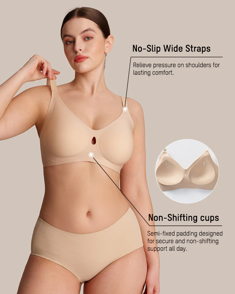 Invisible Jelly Lift Bra with Breathable Water Drop Hollow-5