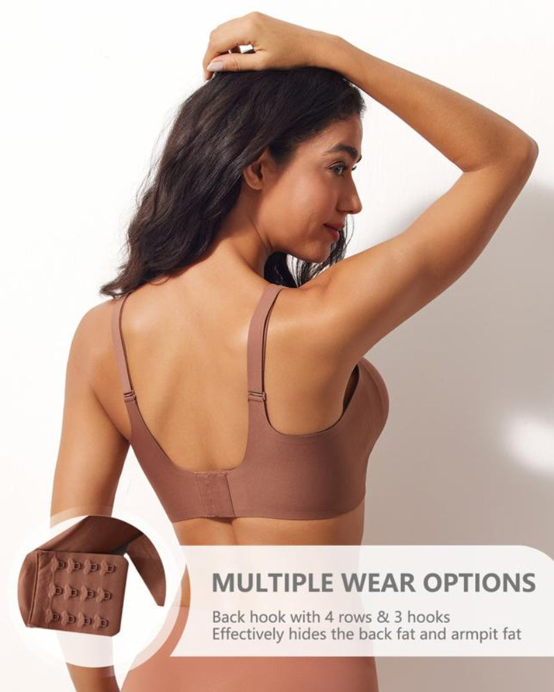 Jelly Wireless Women Comfortable Push Up Bra-10