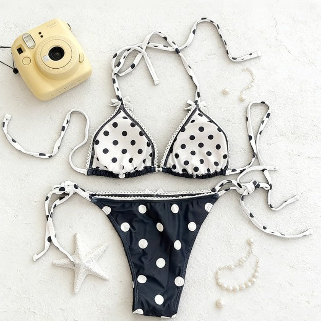 Women's Bikini Swimwear with Tie-Strap-4