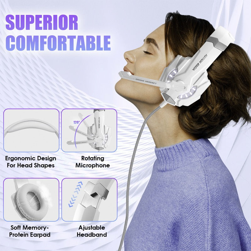 G9000 Head mounted Gaming Cable Gamepad Earphones Computer Earphones-2