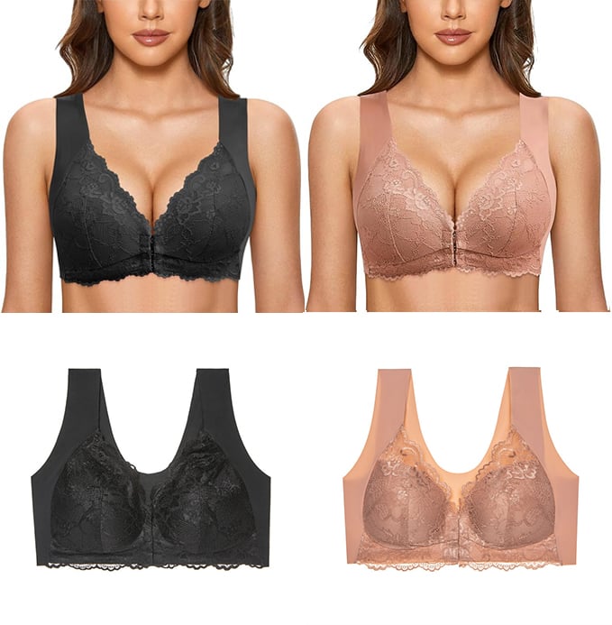 🔥Full Coverage Front, Closure Support Bra Comfort & Sleep Bra💖-15