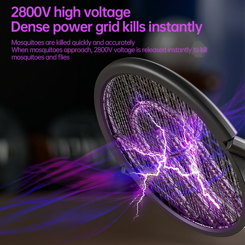 2 - in - 1 Multi Mosquito Killer. Retractable Angle Lamp. USB - Rechargeable. Bat - Repellent-3