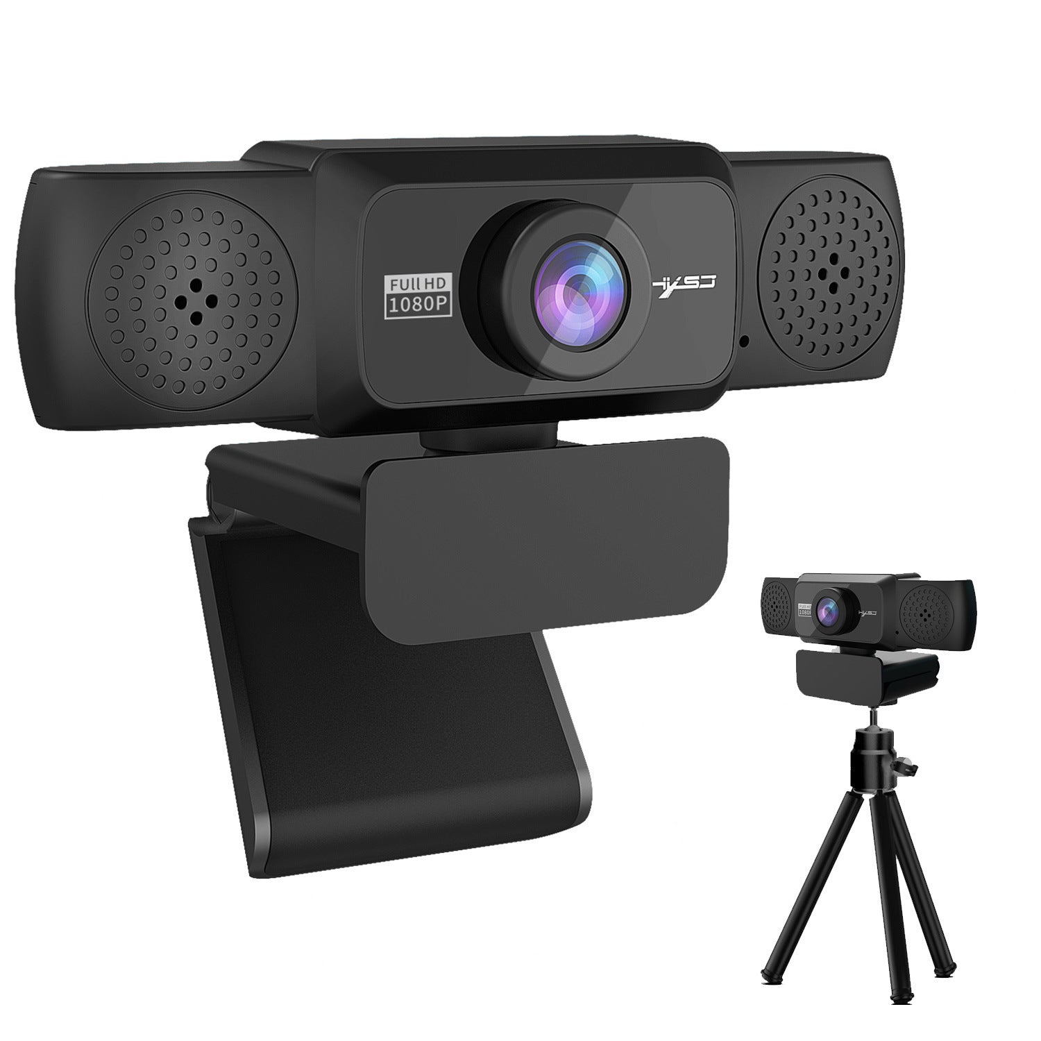1080P high-definition computer camera with 360 degree rotatable video conferencing and live streaming of online courses-1