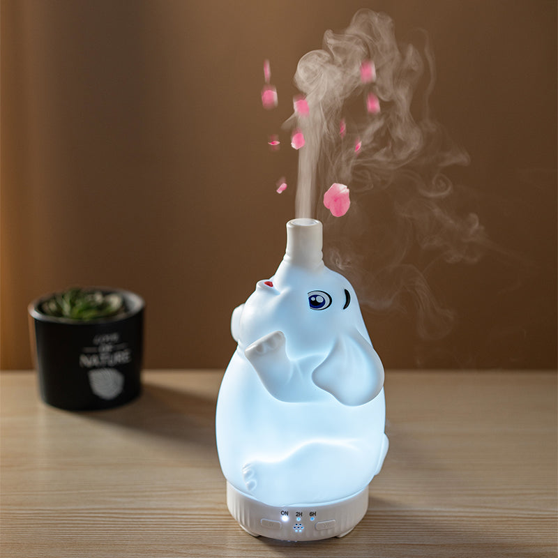 Home USB Rotating Elephant Aromatherapy Machine  Livingroom Humidifier-6