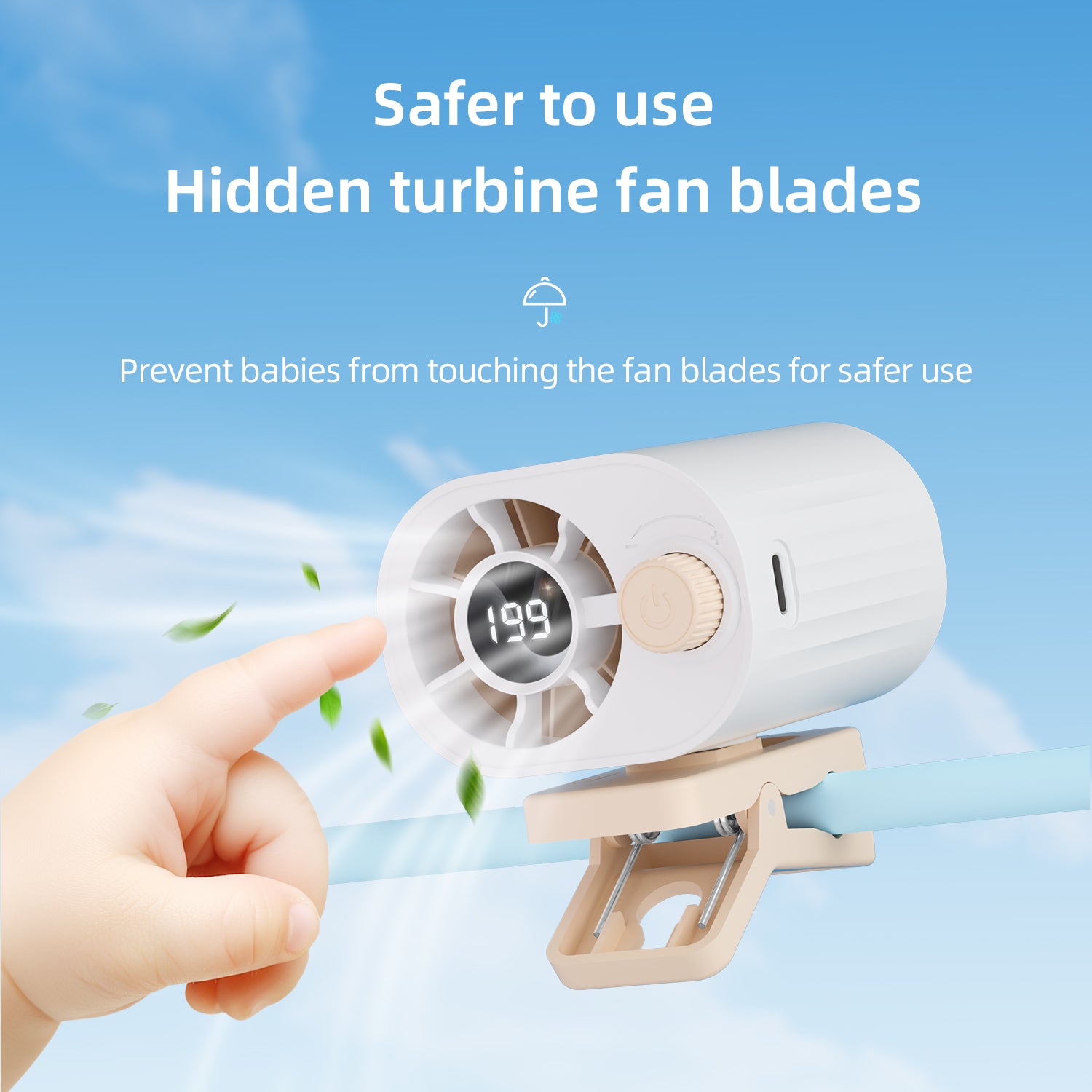 Mini Clip Fan High Speed Portable Fan for Outdoor-10
