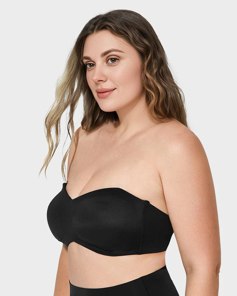 Full Support Non-Slip Convertible Bandeau Bra-6