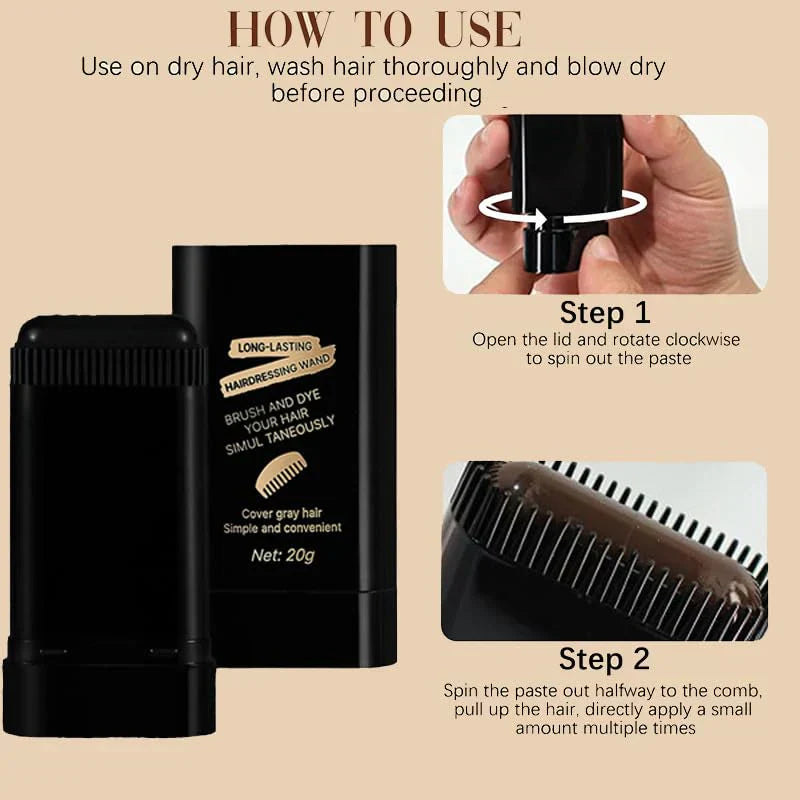 Touchup Pro Stick – Instant Grey Coverage & Natural Black Shine-4