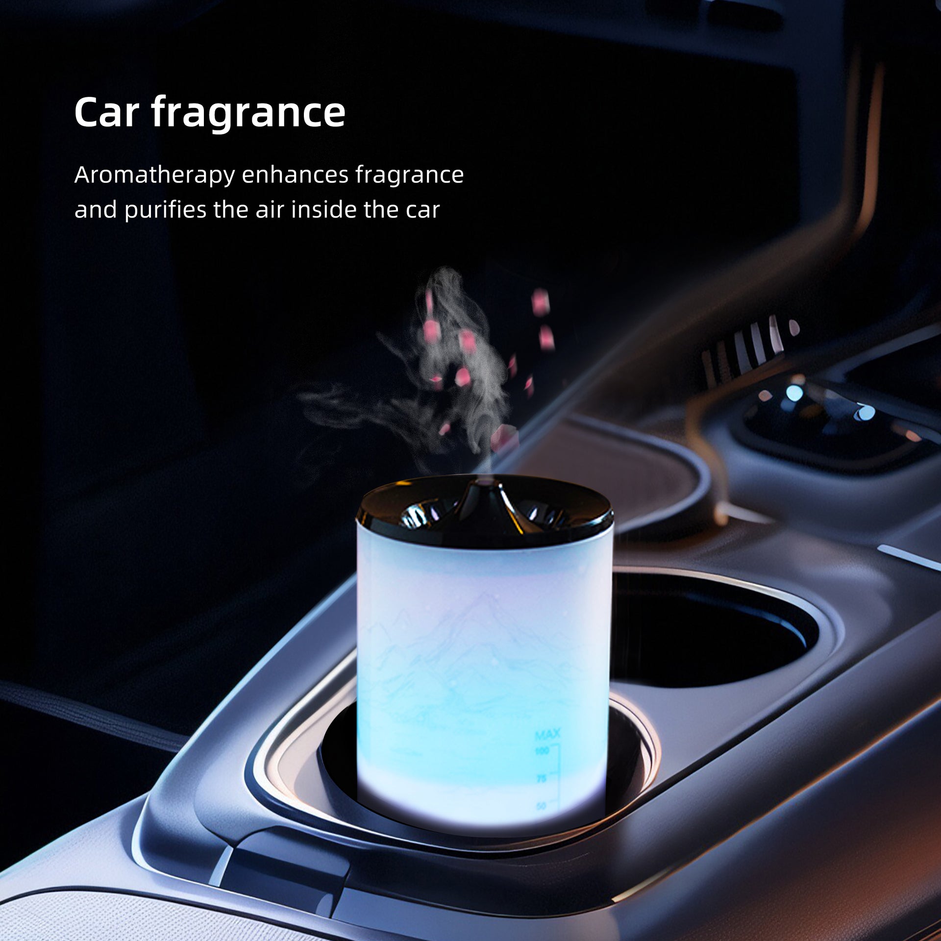 Home USB Colorful Aroma Diffuser Humidifier Bedroom Indoor