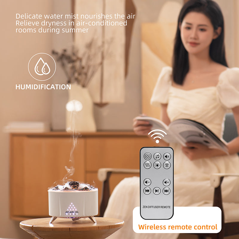 Home USB Volcanic Aromatherapy Machine Humidifier Livingroom-4