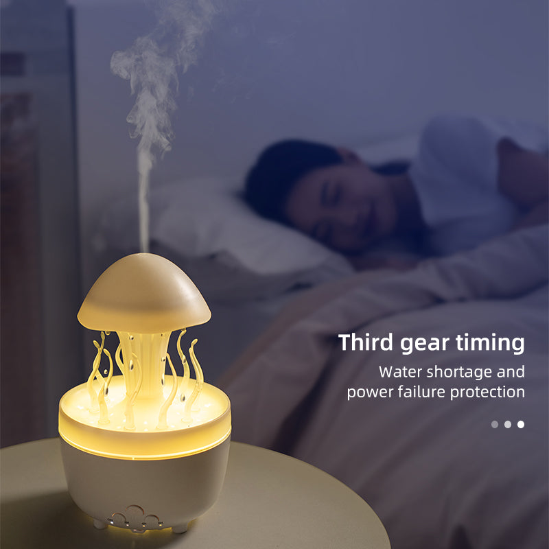 Home Smart Jellyfish Raindrop Aromatherapy Machine Livingroom Humidifier-5