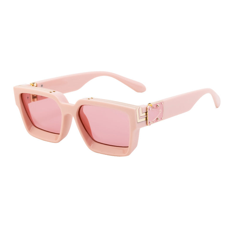 Millionaire Style Sunglasses Men Fashion Trendy Sunglasses Women High-End Square Frame Sunglasses-8