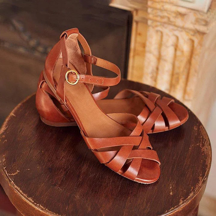 MARGOT | LOW SANDAL WITH STRAP-3