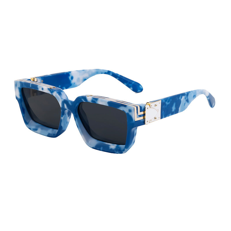Millionaire Style Sunglasses Men Fashion Trendy Sunglasses Women High-End Square Frame Sunglasses-17