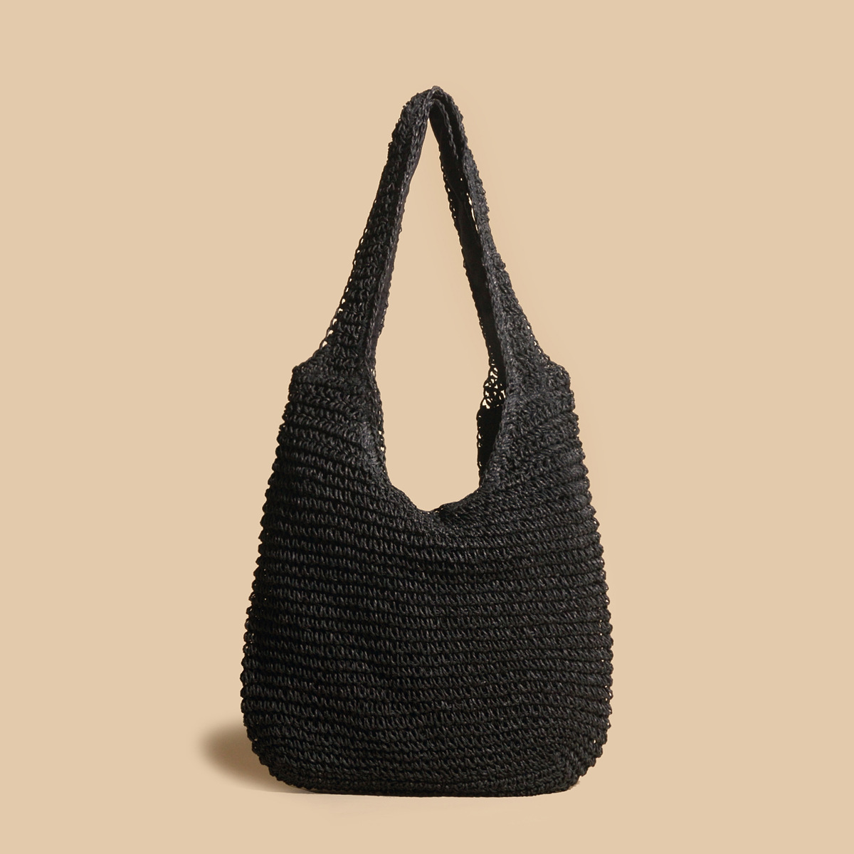 Valeria - Stylish Straw Woven Rattan Shoulder Bag-3