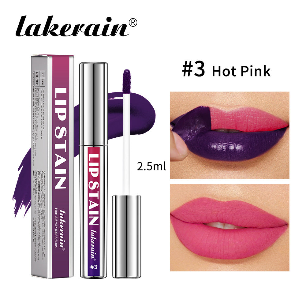 Lakerain Silver Tube Peel-Off Lip Gloss, Non-Transfer, Long-Lasting Matte Lipstick-5