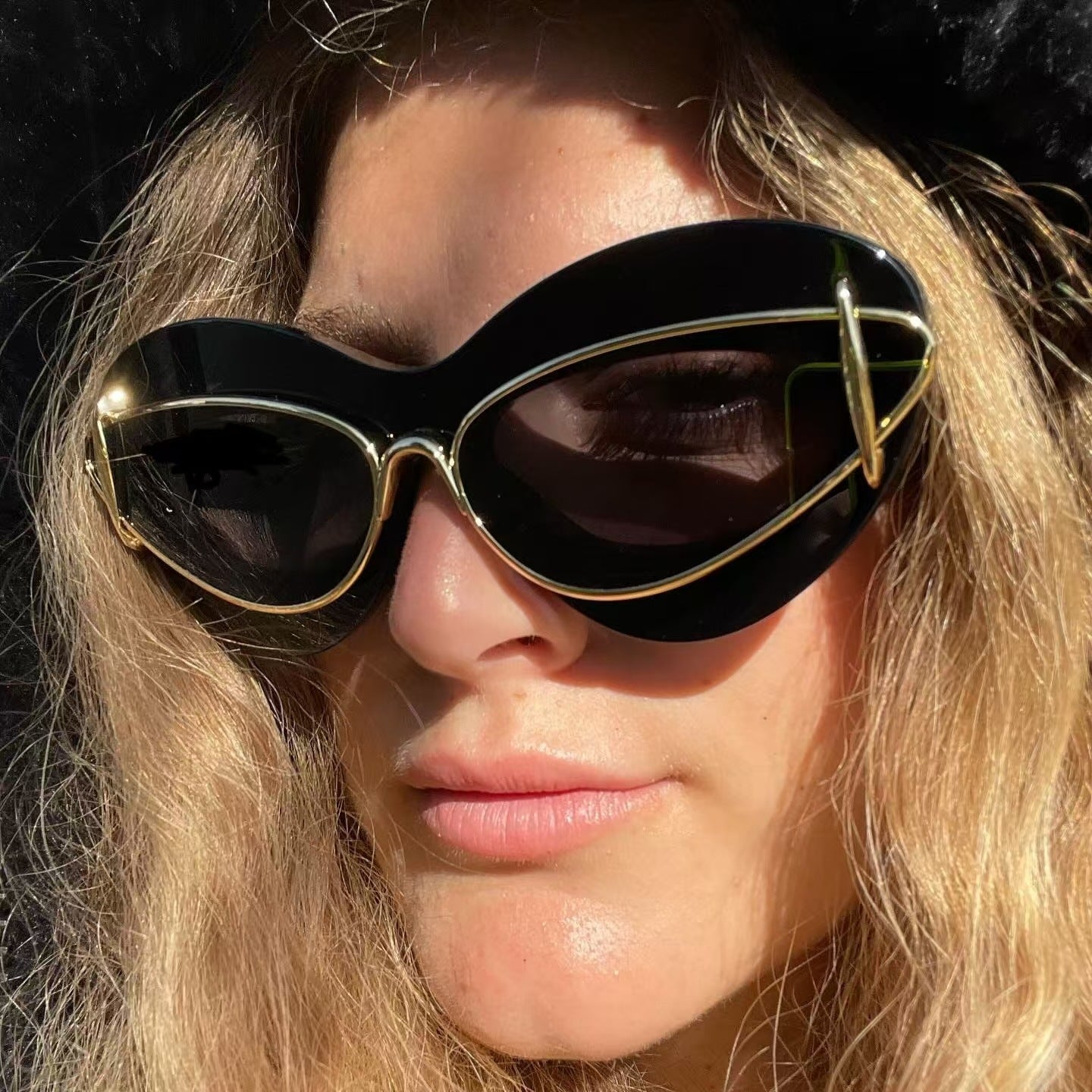 New  Fashion Cat-Eye Sunglasses for Women, Y2K Small Frame Sun Glasses, Trendy Driving Shades-3
