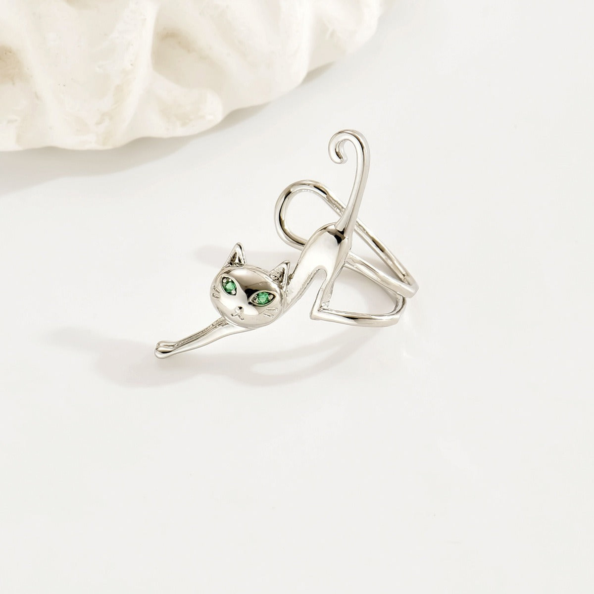 French style ear clip without ear holes, cat ear accessories, versatile for women-6
