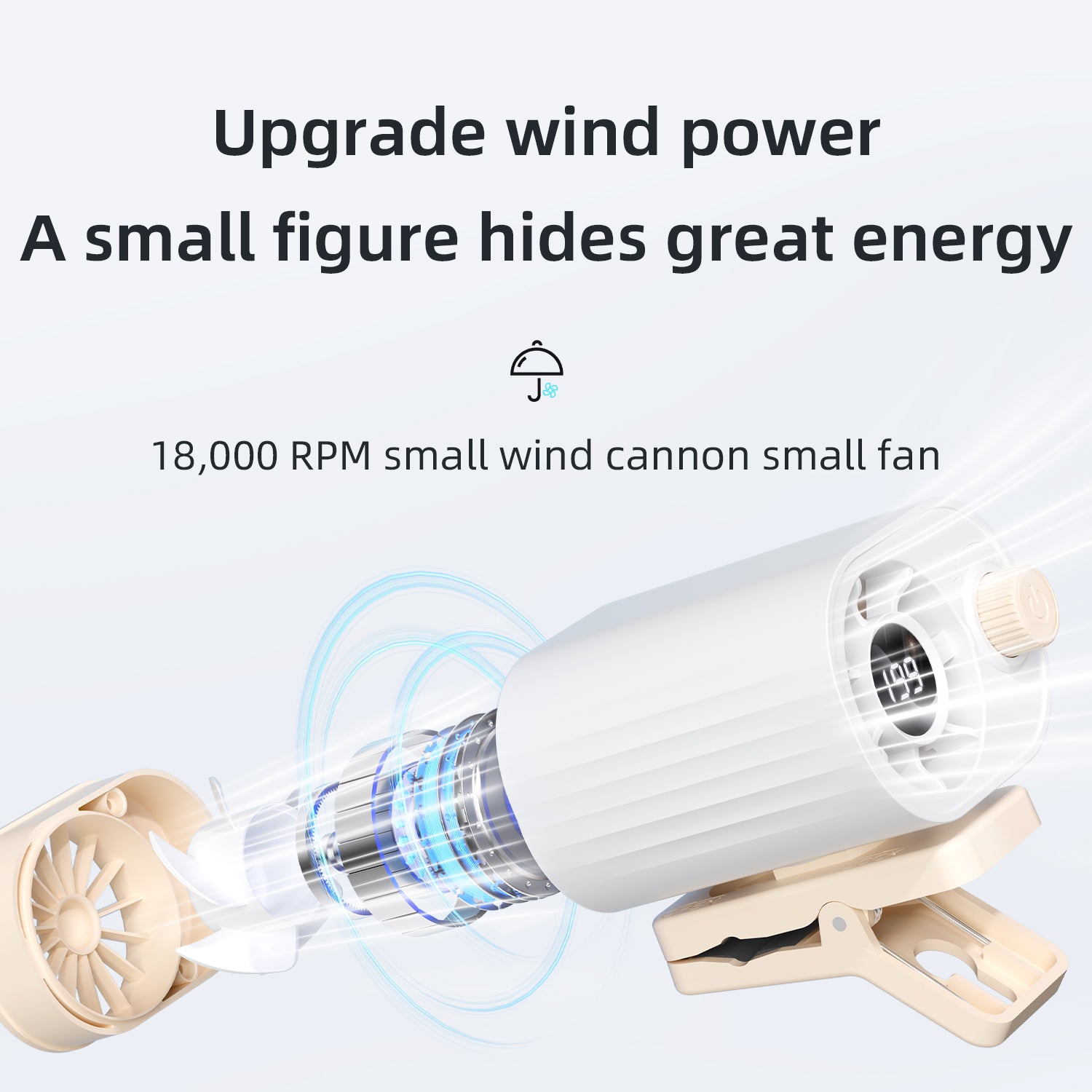 Mini Clip Fan High Speed Portable Fan for Outdoor-11