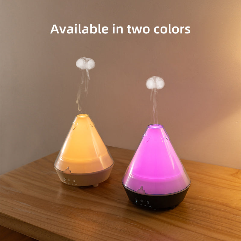 Home USB Volcanno Aroma Diffuser Humidifier Bedroom Colorful Indoor-6