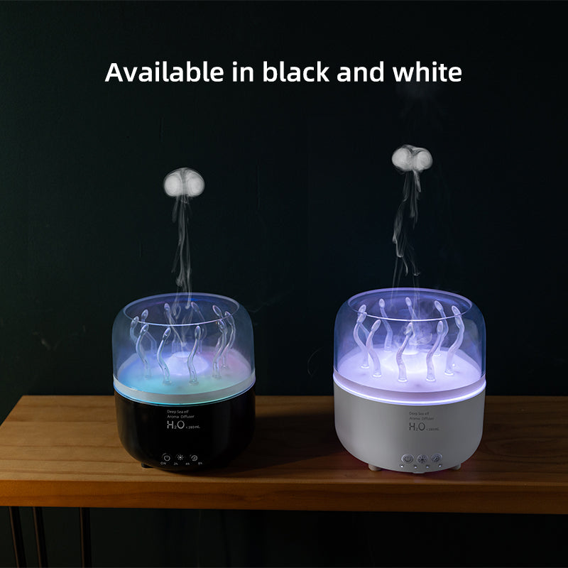 Home USB Deep Sea Elf Jellyfish Aromatherapy Machine Livingroom Humidifier-7