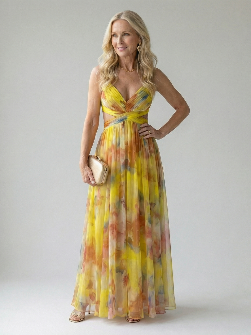 Isel | Soft Wrap Maxi Dress-5