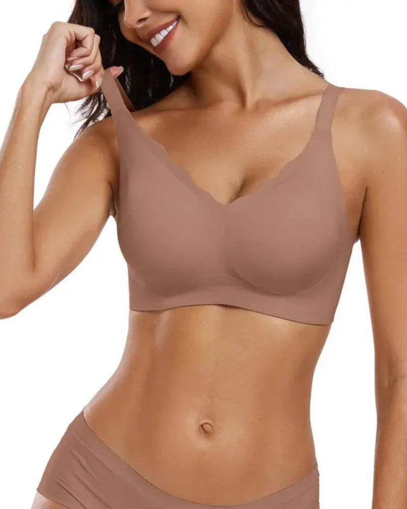Seamless Comfort Smoothing Push Up Bra-2