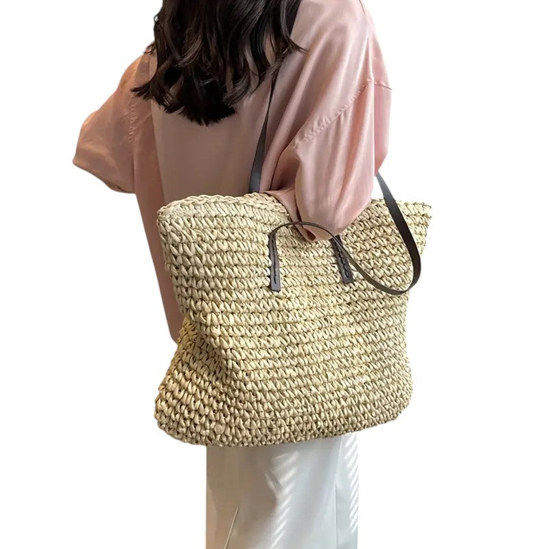 Olivia - Woven Tote Bag-5
