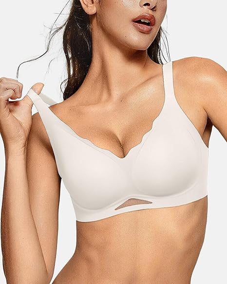 Women's Sheer Mesh Seamless Bra-2