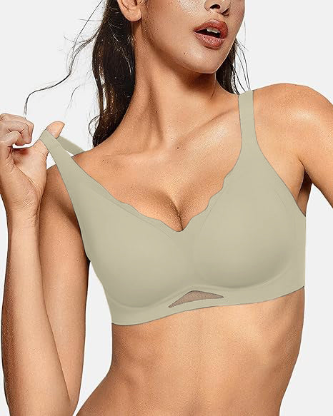 Women's Sheer Mesh Seamless Bra-11