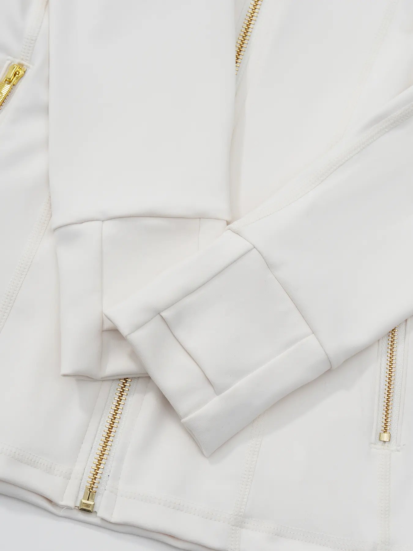 Golden Zipper Sport Jacket & 25" Leggings Set-8