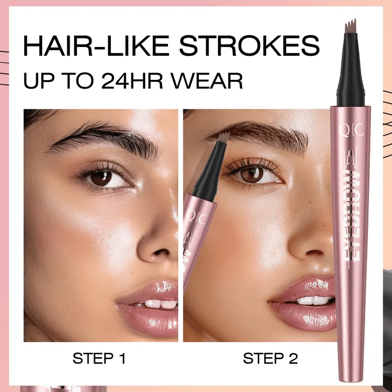 New Waterproof Micro-Fork Eyebrow Pencil, Long-Lasting Brow Pen for Natural Hair-Like Strokes-5