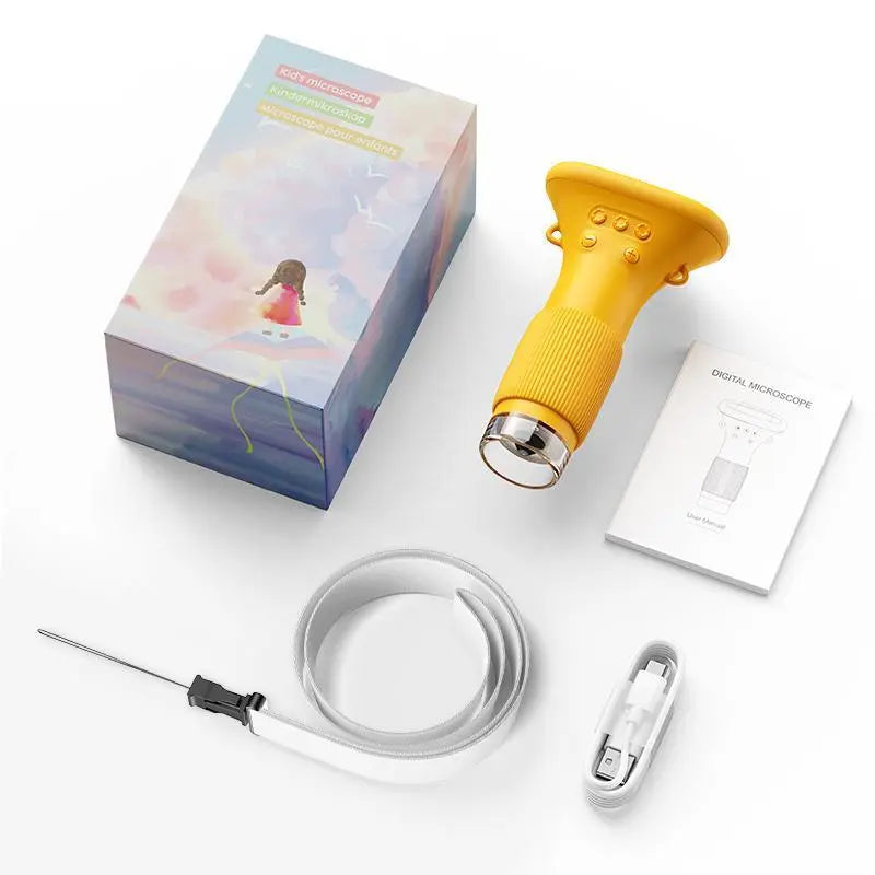 ASPOVEN Kids Microscope 1000X Handheld Digital Microscope HD Pocket Portable Mini USB Camera-2
