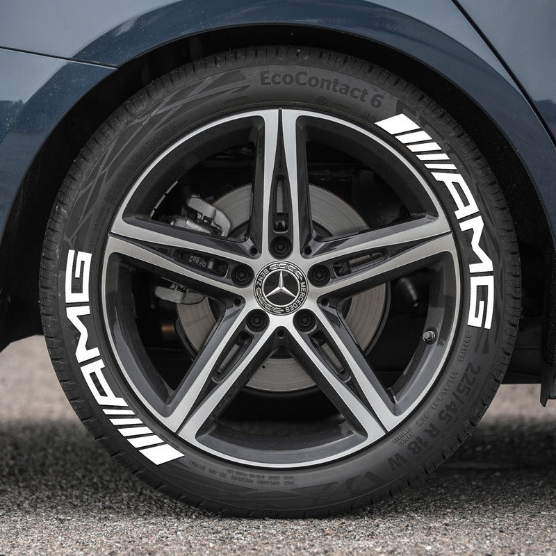 AMG car tire sticker rubber 3D three-dimensional integrated tire decoration car tire sticker-4