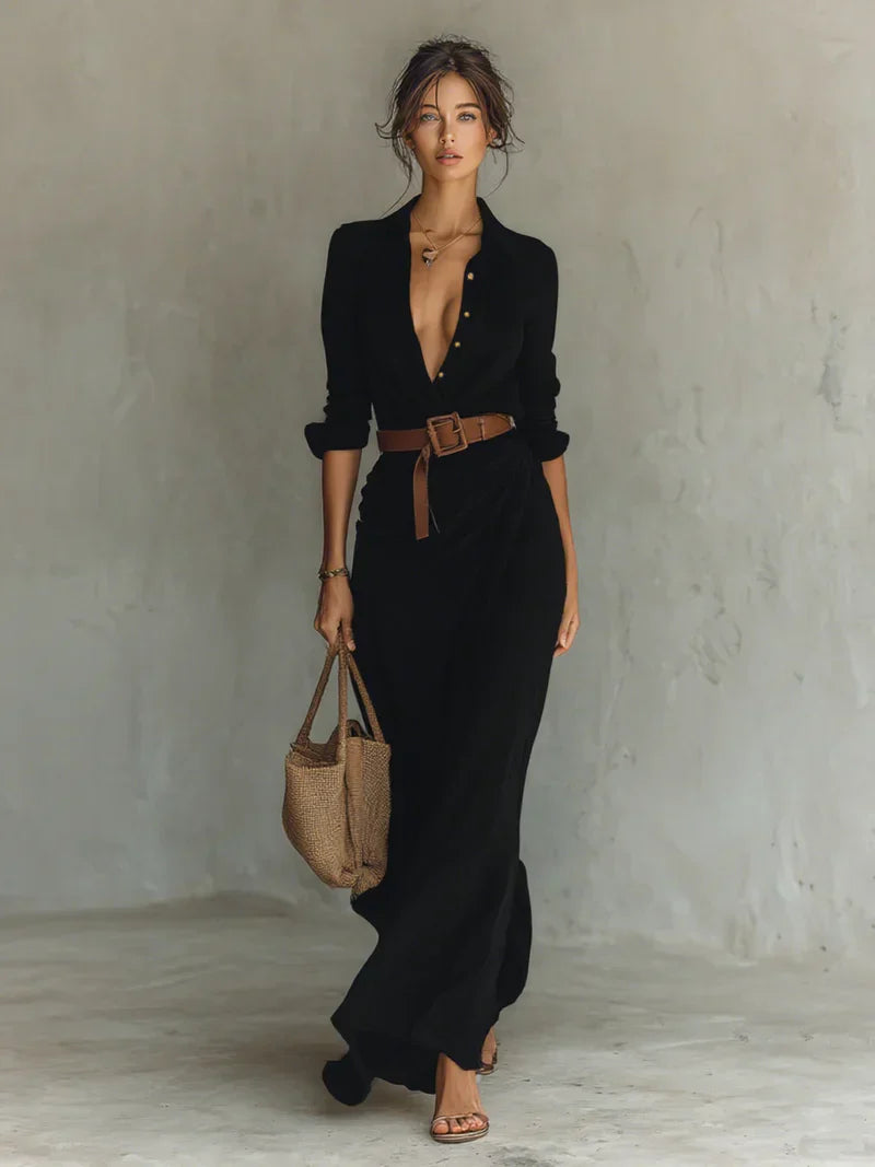 VICTORIA | Long casual dress-6