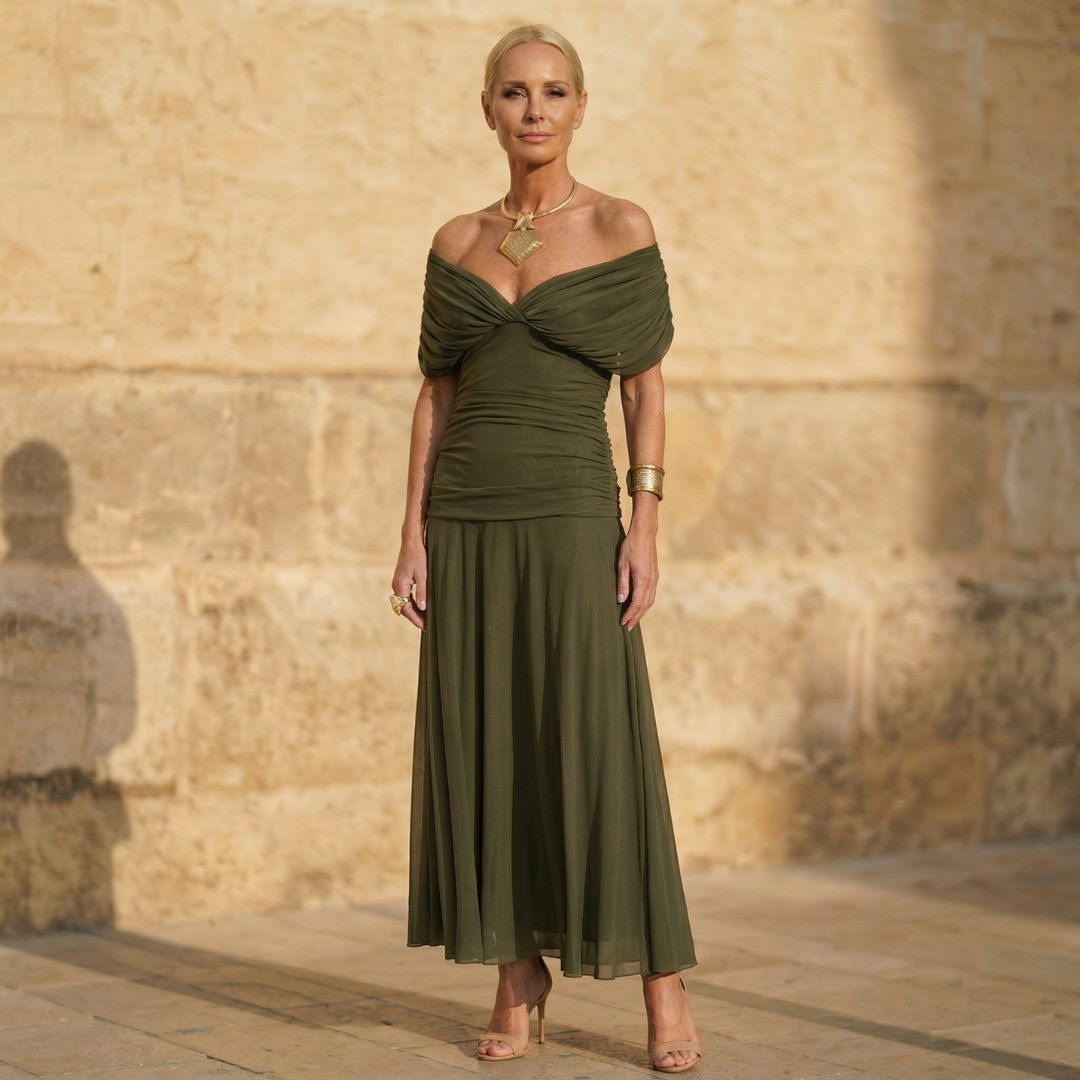 Jade | Elegant Green Dress-1