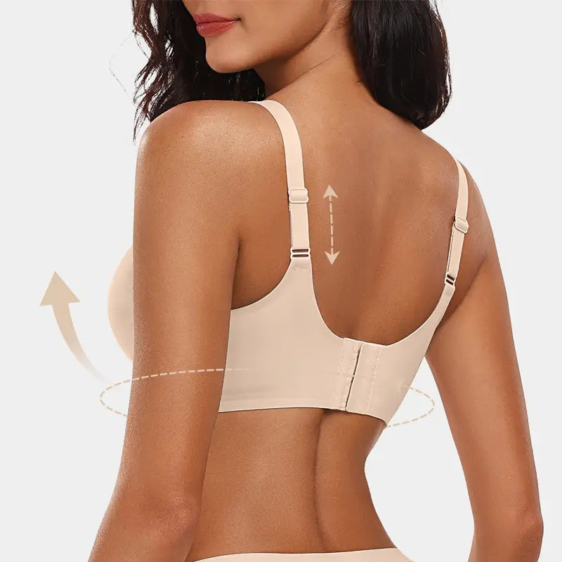 Seamless Comfort Smoothing Push Up Bra-7
