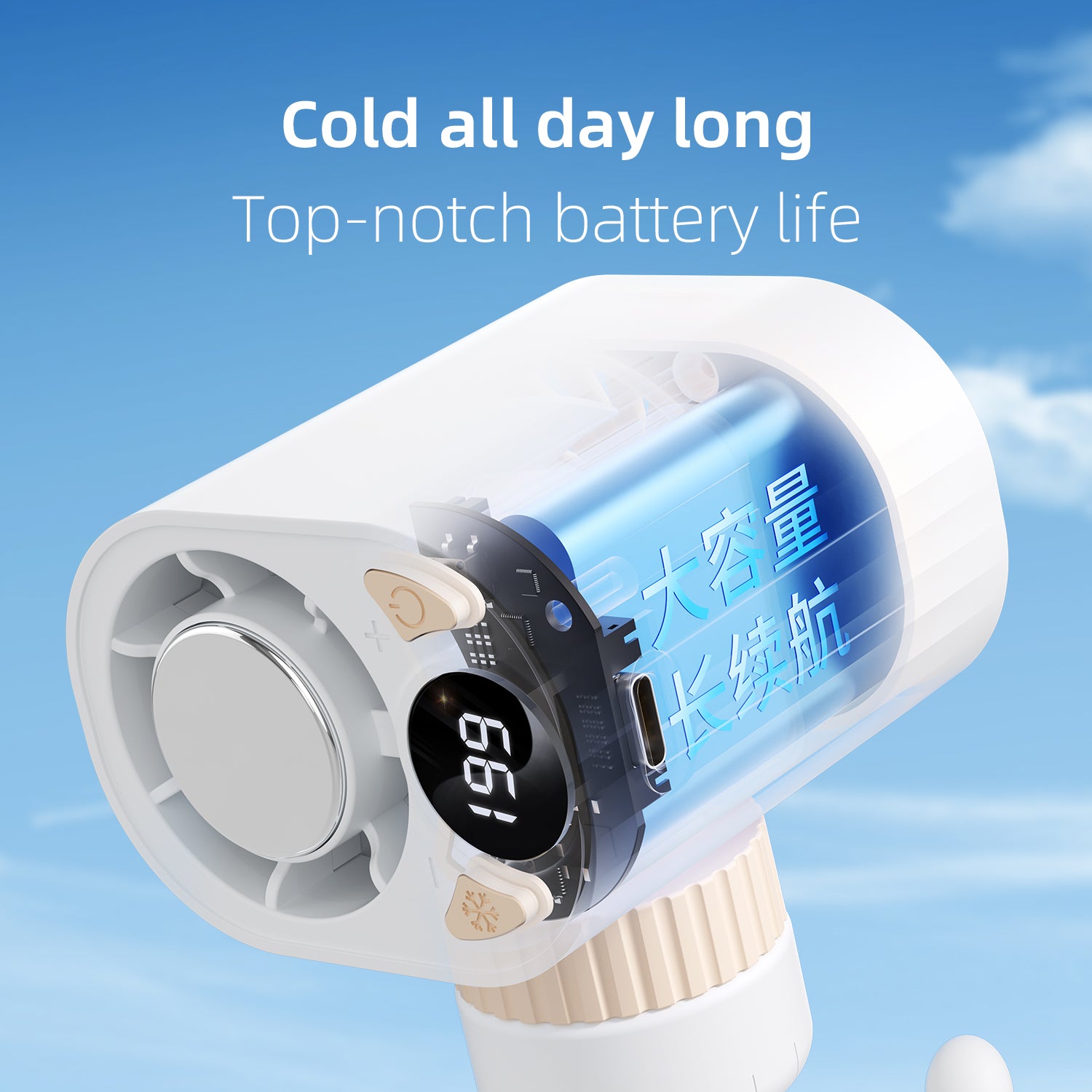 High Speed Cooling Octopus Fan USB Charging Portable Fan-8
