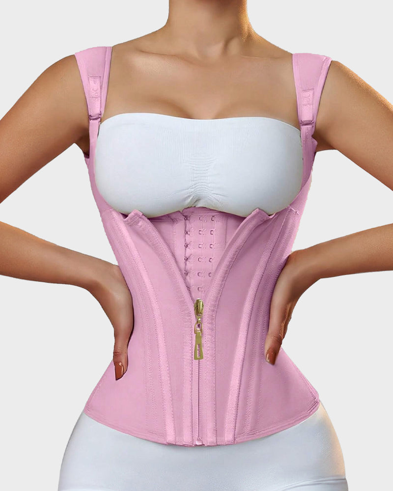 Double Waistband Corset Vest Waist Trainer-1