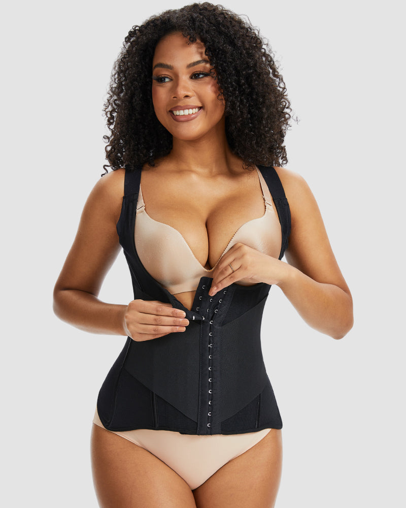 PowerMesh Double-Layer Waist Trainer Shapewear-2