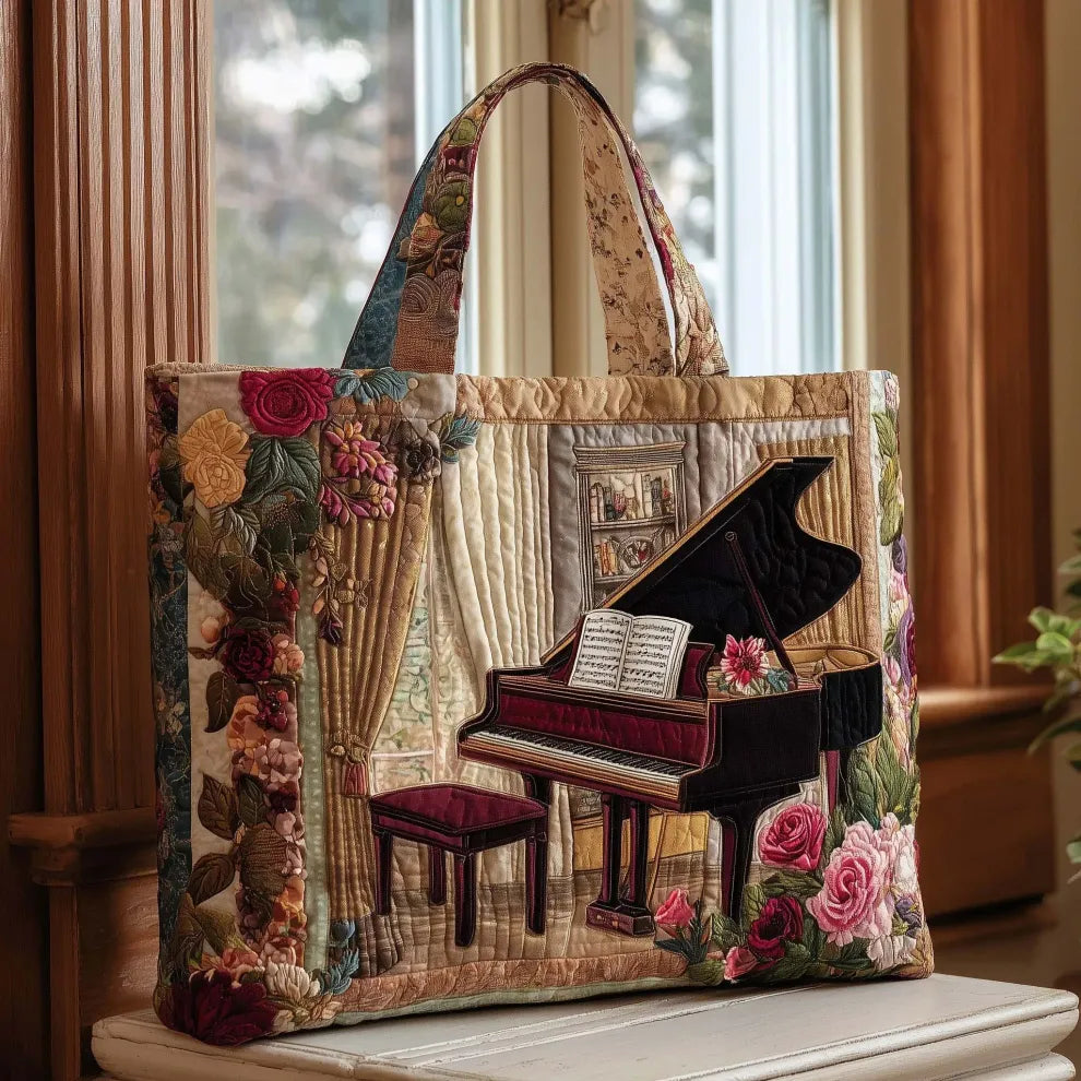 Evening Melody | Quilted Tote-1