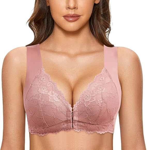 🔥Full Coverage Front, Closure Support Bra Comfort & Sleep Bra💖-9