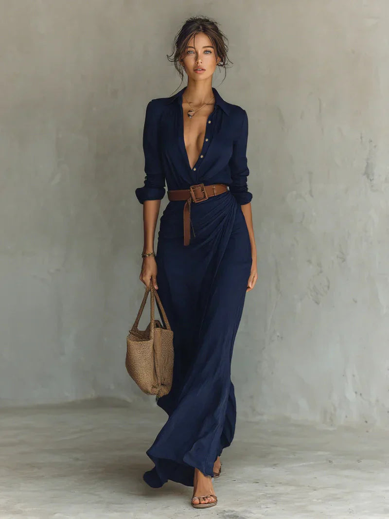 VICTORIA | Long casual dress-7
