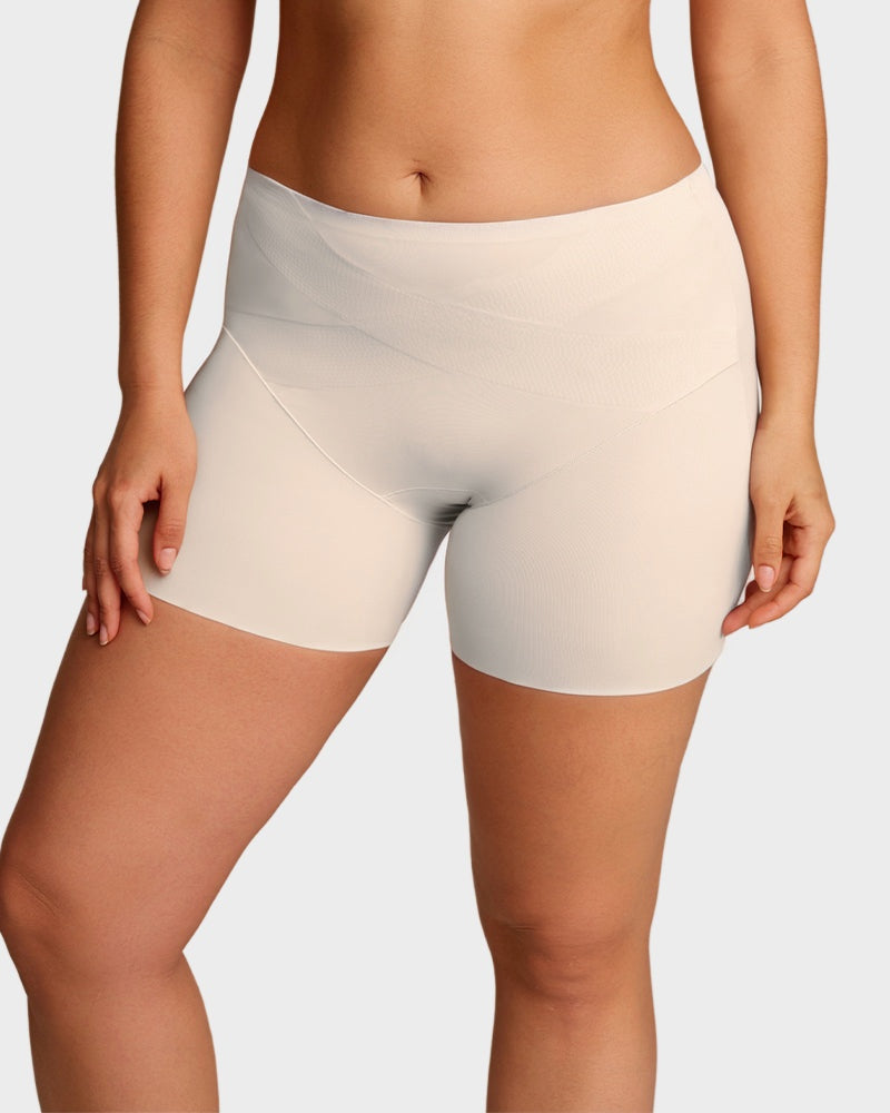 Invisible Cross-Control Sculpting Shorts (3 Pack)-14