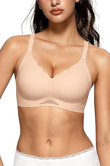Women's Sheer Mesh Seamless Bra-4